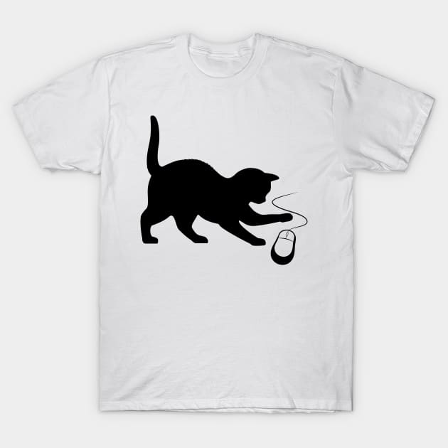 Cat and Mouse Game T-Shirt by PenguinCornerStore